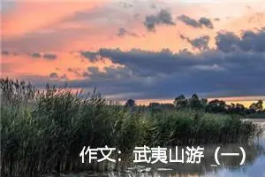 作文：武夷山游（一）——划竹排