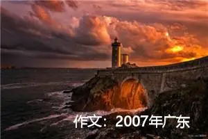 作文：2007年广东卷满分作文：在传递中发展