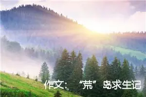 作文：“荒”岛求生记 二、准备出发