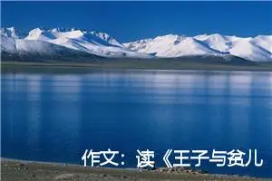 作文：读《王子与贫儿》后感