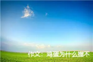 作文：鸡蛋为什么握不碎