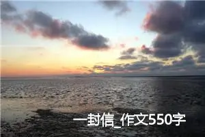 一封信_作文550字_小学书信作文