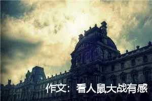 作文：看人鼠大战有感