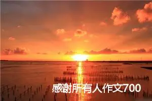 感谢所有人作文700字_初二作文