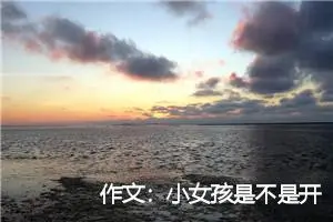 作文：小女孩是不是开错了窗
