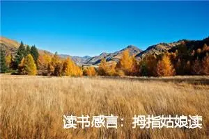 读书感言：拇指姑娘读后感900字_小学生读后感