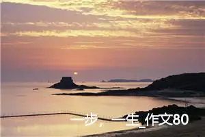 一步，一生_作文800字_初中议论文作文