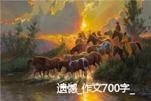 遗憾_作文700字_初中议论文作文