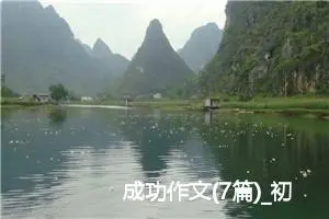成功作文(7篇)_初中议论文作文