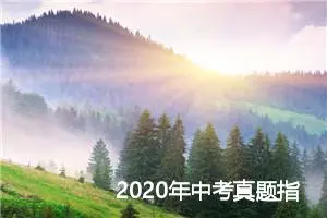 2020年中考真题指导及范文：就这样被美丽征服_作文1600字_中考作文指导