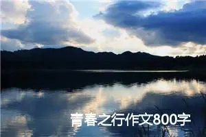 青春之行作文800字_初二作文