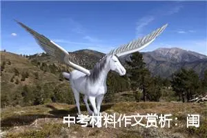 中考材料作文赏析：闺蜜_作文450字_中考材料作文