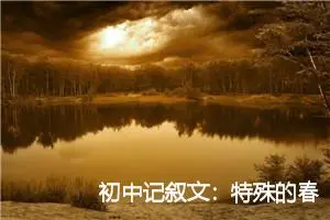 初中记叙文：特殊的春节_作文800字_初中节日作文