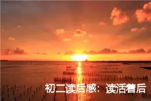 初二读后感：读活着后的心得体会_作文1900字_初中读后感作文