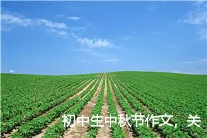 初中生中秋节作文，关于中秋节的初中作文_作文500字_初中节日作文