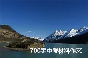 700字中考材料作文范文：我眼中的色彩_中考材料作文
