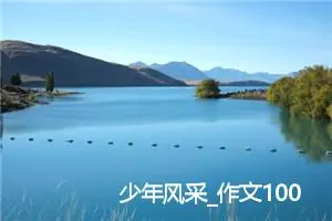 少年风采_作文1000字_初中综合作文