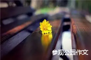 参观公园作文
