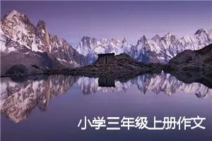 小学三年级上册作文