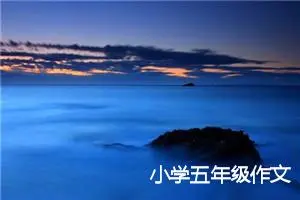 小学五年级作文