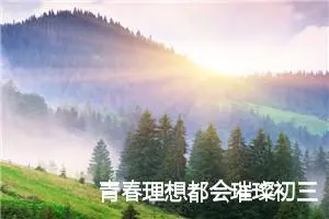 青春理想都会璀璨初三作文