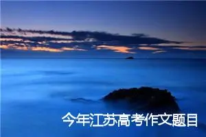 今年江苏高考作文题目点评_作文600字_高考作文