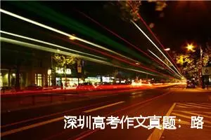 深圳高考作文真题：路要三思而后行_作文1250字_高考作文