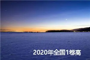 2020年全国1卷高考语文作文：唯分赏罚，教育之殇_高考满分作文