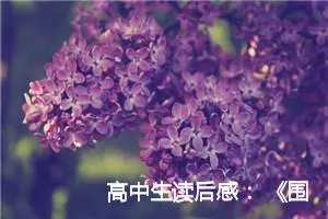 高中生读后感 ：《围城》读后感900字_高中读后感