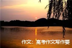作文：高考作文写作要点说明