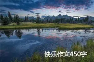 快乐作文450字