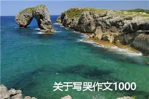 关于写哭作文1000字_高三作文