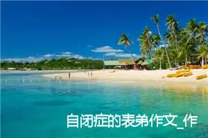 自闭症的表弟作文_作文100字_小学一年级作文