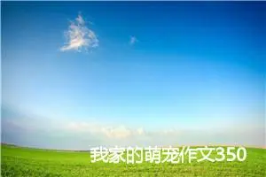 我家的萌宠作文350字_小学三年级作文