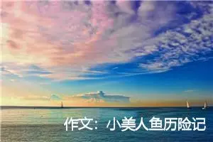 作文：小美人鱼历险记１０