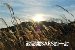 致恶魔SARS的一封信_作文550字_小学书信作文