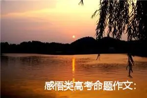 感悟类高考命题作文：青春永不褪色_作文700字_高考命题作文