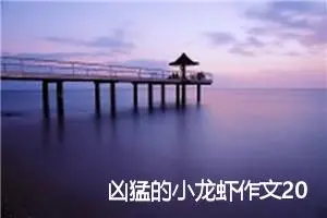 凶猛的小龙虾作文200字_小学三年级作文