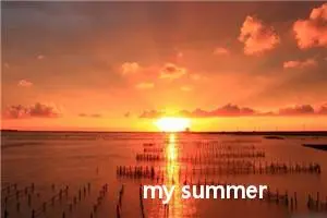 my summer holiday我的暑假_作文1400字_小升初作文