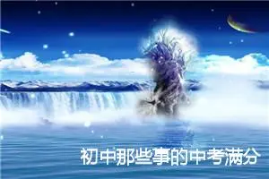 初中那些事的中考满分作文_中考满分作文