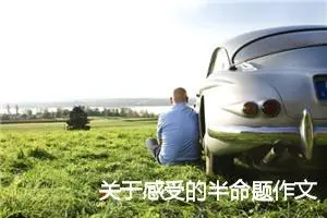 关于感受的半命题作文400字左右_中考半命题作文