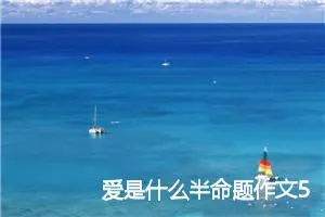 爱是什么半命题作文5篇_中考半命题作文