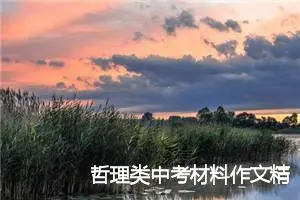 哲理类中考材料作文精选：每座山都有自己的金顶_作文1300字_中考材料作文