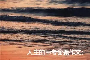 人生的中考命题作文：说墙_作文600字_中考命题作文