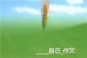 _____自己_作文700字_初中综合作文
