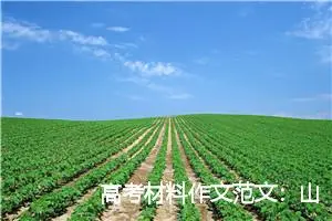 高考材料作文范文：山顶的风景_作文1600字_高考材料作文