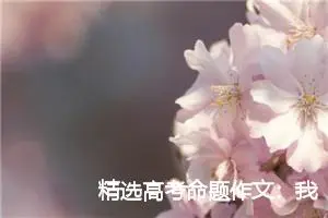 精选高考命题作文：我的时间作文_作文750字_高考命题作文