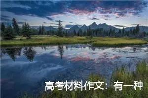 高考材料作文：有一种爱叫做放手_作文850字_高考材料作文