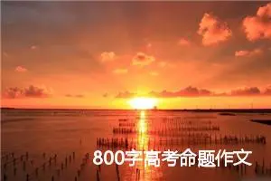 800字高考命题作文优秀范文：说“安”_高考命题作文