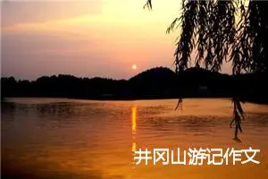 井冈山游记作文